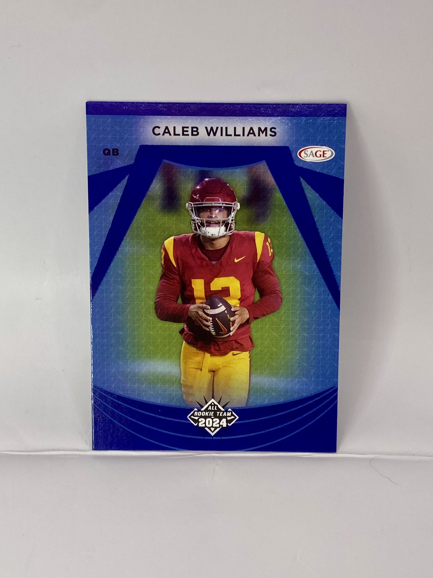 2024 Sage Football Blue All Rookie Team CALEB WILLIAMS #107 USC/Bears #1 Pick