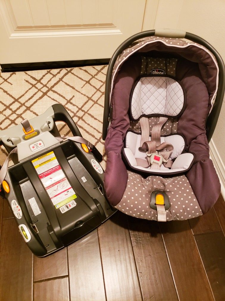 CLEAN CHICCO KEYFIT 30 CARSEAT CAR SEAT+ BASE