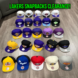 NBA Mitchell and ness Los Angeles lakers SnapBack hats