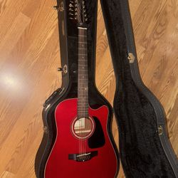 Takamine GD-30CE 12 String Acoustic-Electric Guitar Wine Red