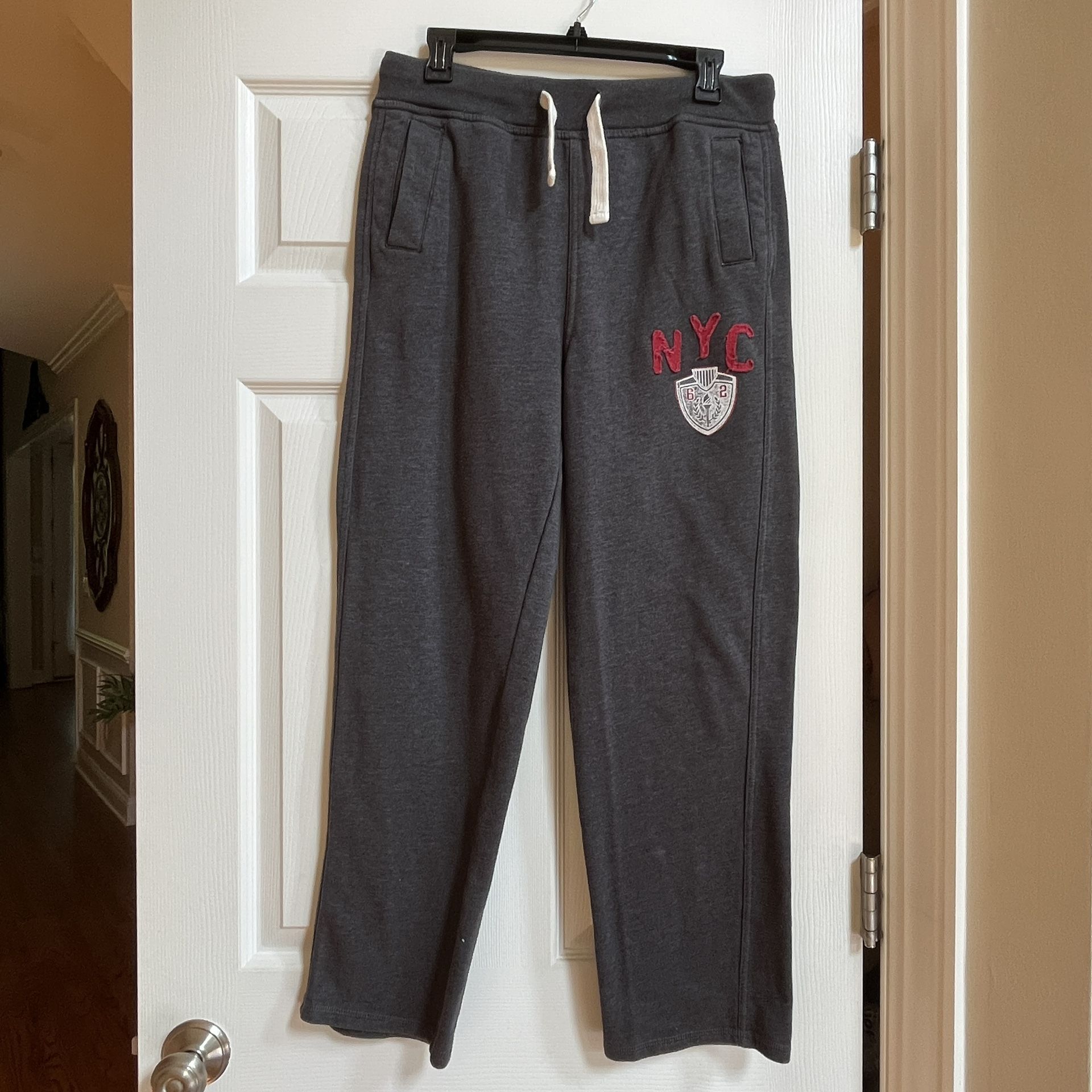 Gray NYC Sweatpants – NWOT – Size XL (18/20) – Drawstring Waist