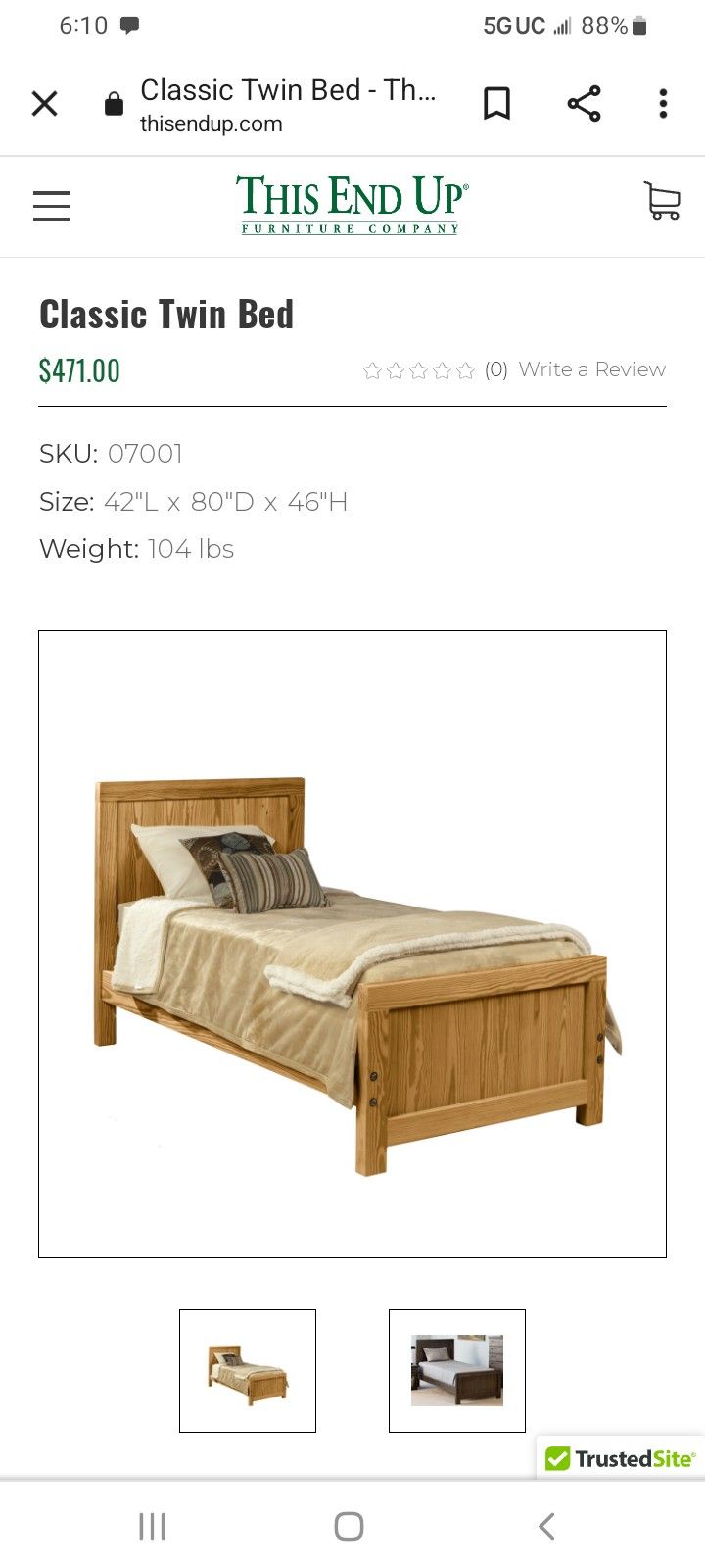 THIS END UP BEDROOM SET. ITEMS ARE IN PERFECT CONDITION. $ 1888.00WORTH OF FURNITURE. $50.00 OR BEST OFFER