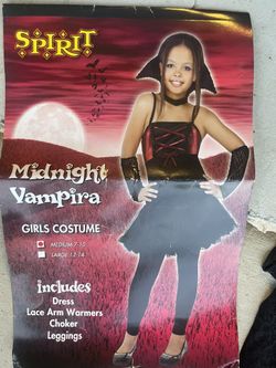 Girls Vampire Costume 