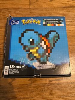 MEGA Pokémon Pixel Art Squirtle – Brand New, Sealed Inside!