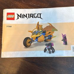 Lego Ninjago Set 71768 Jays Golden Dragon Motorbike