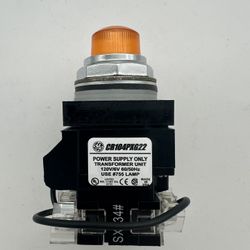 GE General Electric Pushbutton Switch YELLOW