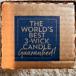 Three Wick Candle