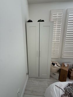 IKEA KLEPPSTAD White Wardrobe / Armoire