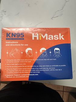 HiMask KN95 Foldable Protective Masks Box