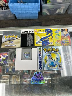 Pokemon Silver Complete Gameboy Color $350 Gamehogs 11am-7pm