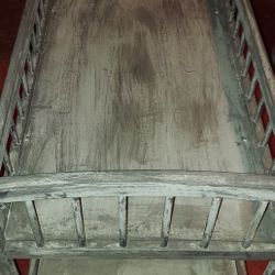 Soild Oak Rustic Blue Changing Table And Maching Huthes Both For 175 Can Deliver Okc Area30