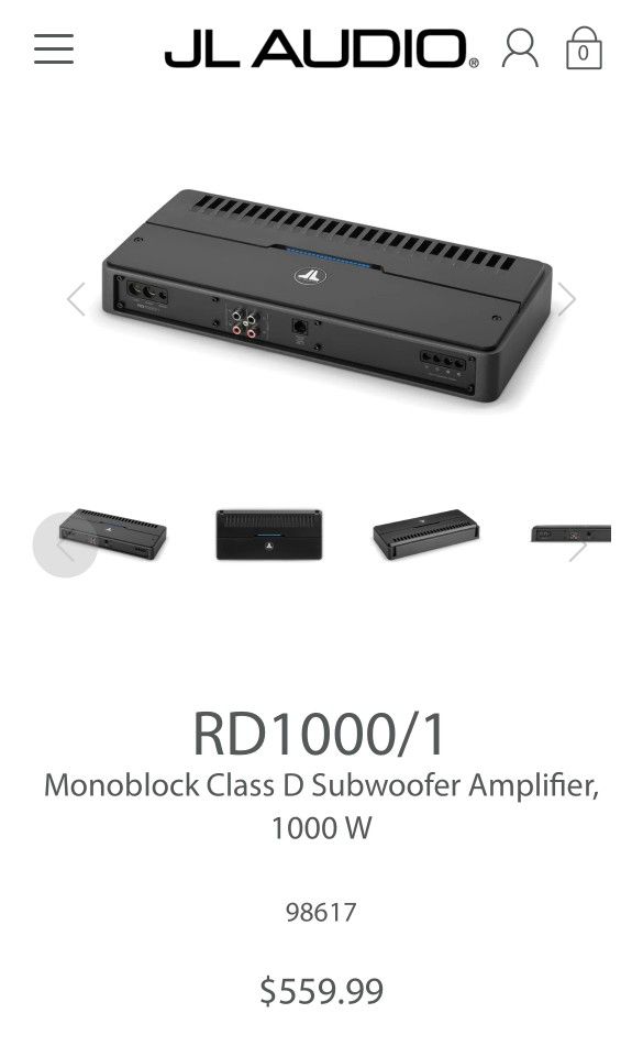 JL Audio RD1000/1