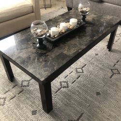 Coffee Table With 2 Matching End Tables (accessories not included)