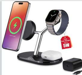 3 in 1 Wireless Charging Station for Apple Devices with MagSafe