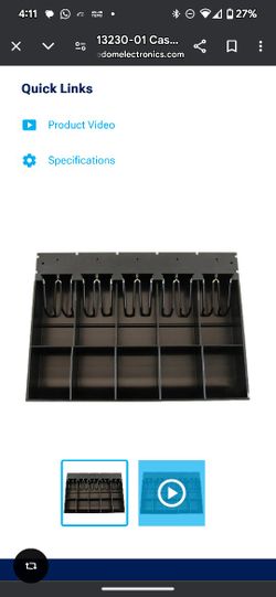 Brand New Still Sealed In The Box 410 Cash Drawer Replacement Brand New Inbox