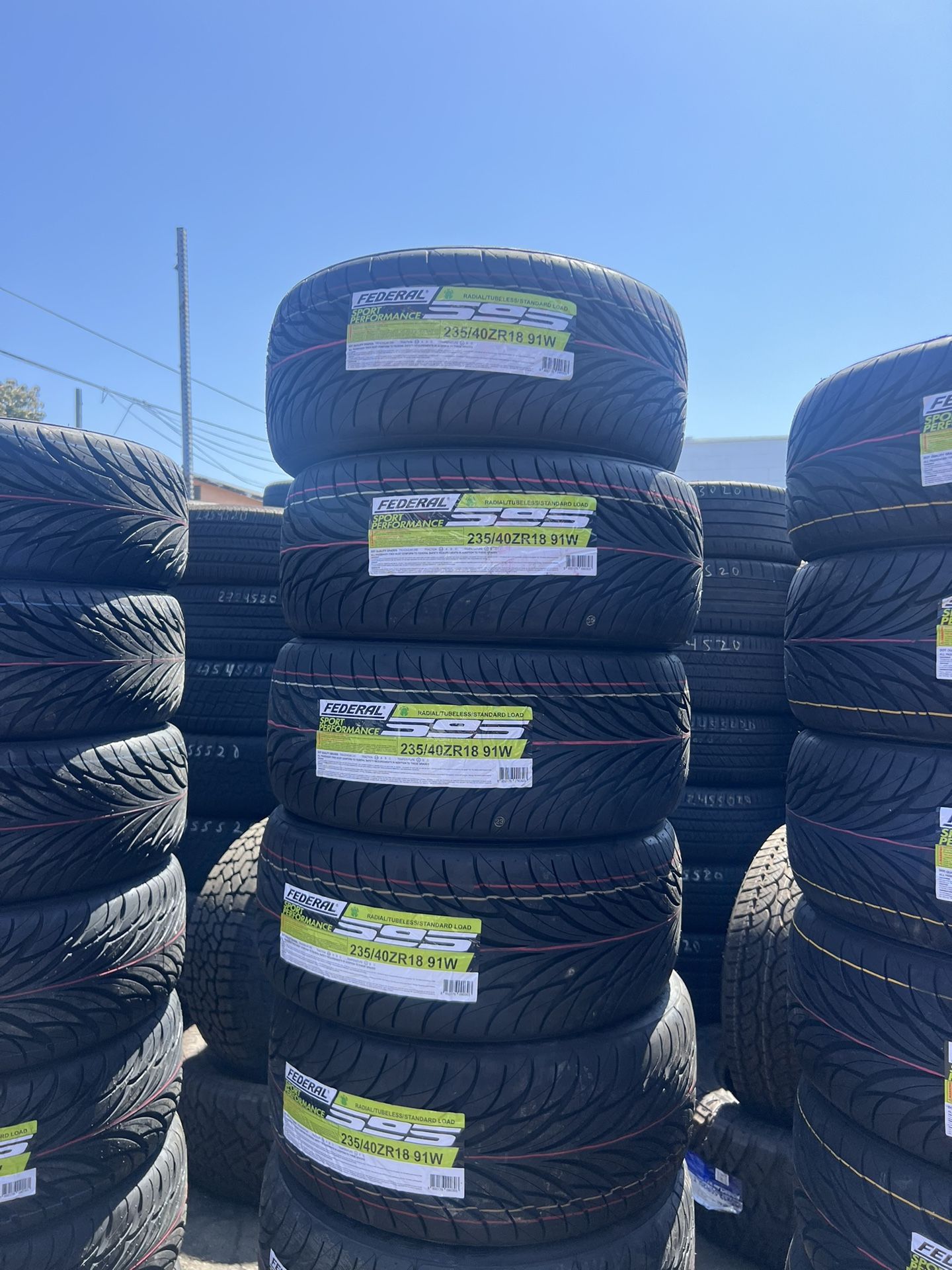 235/40/18 Federal tires in stock ! An all season high performance tire available in . Federal SS595 240tw - high performance all season tire available
