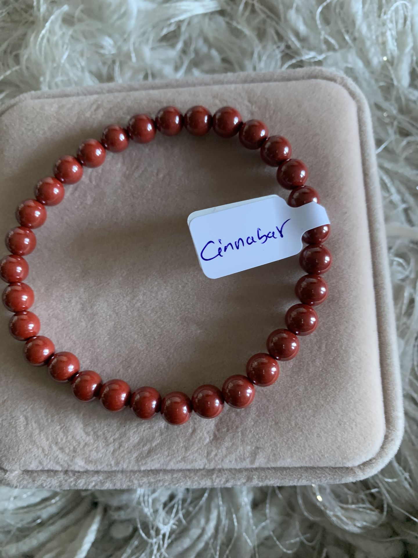 High percentage cinnabar bracelet