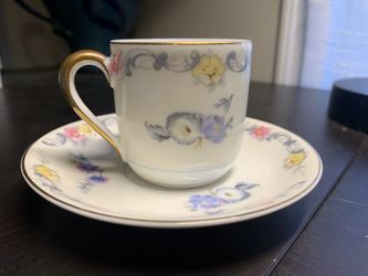 Vintage Demitasse Teacup & Saucer Set Noritake, Japan