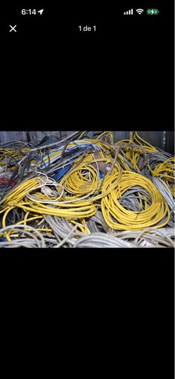 We recycle any type of electrical cable for free.