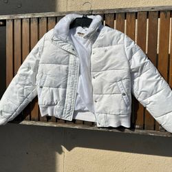 South Pole White Winter Jacket Woman’s Medium