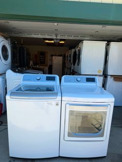 LG washer and gas dryer