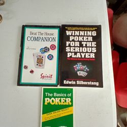 Books (3) On Poker& Gambling 