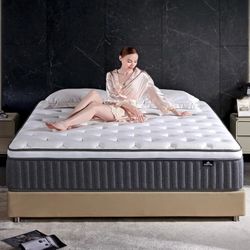 SNFPNE King Size Hybrid Mattress queen size 12 inch