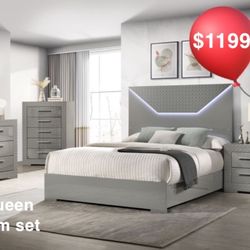 4 Pc Queen Bedroom Set 
