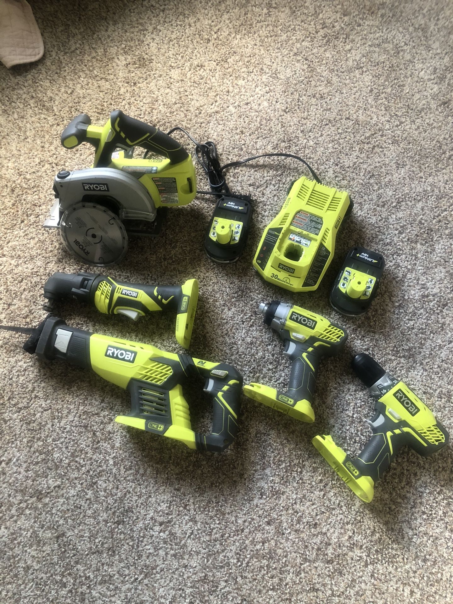 Ryobi set