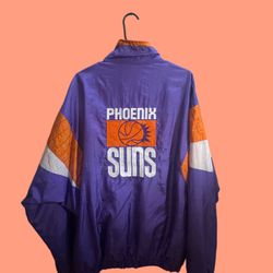 Vintage 90’s Phoenix Suns Color Block Windbreaker Jacket
