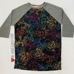 Pre Loved (Gently Used) Disney LulaRoe Girls Size 12 Minnie Mouse Top