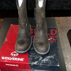 Wolverine work boots size 9  Men’s Will Fit A Men’s Size 8 