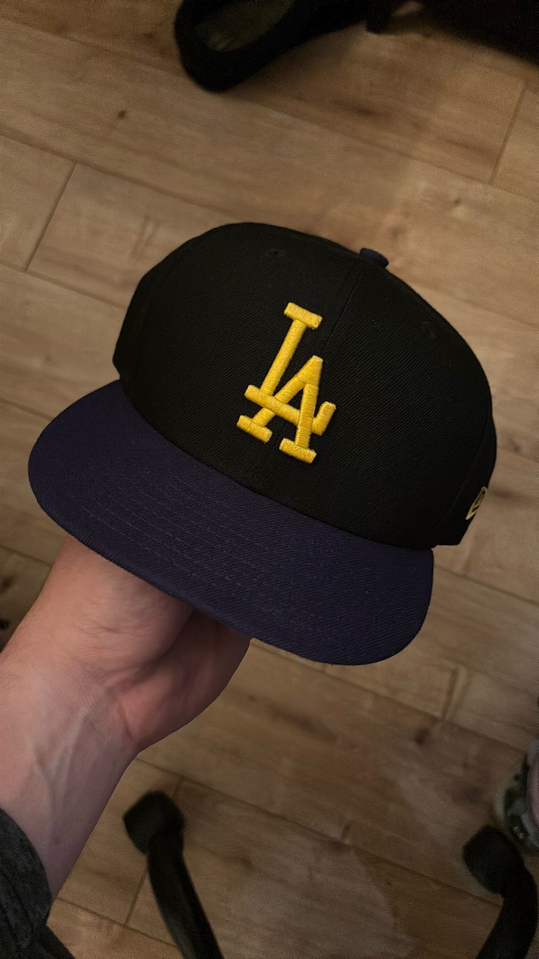 Dodgers Lakers Colors Fitted Hat 7 1/4