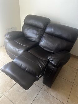 Brown sofa