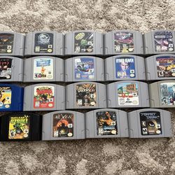 Nintendo 64 games 20 each