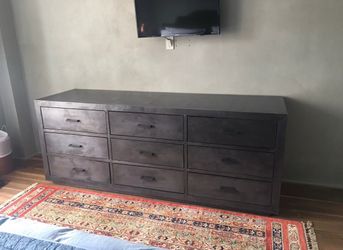 RH La Salle Metal Wrapped 9-Drawer Dresser