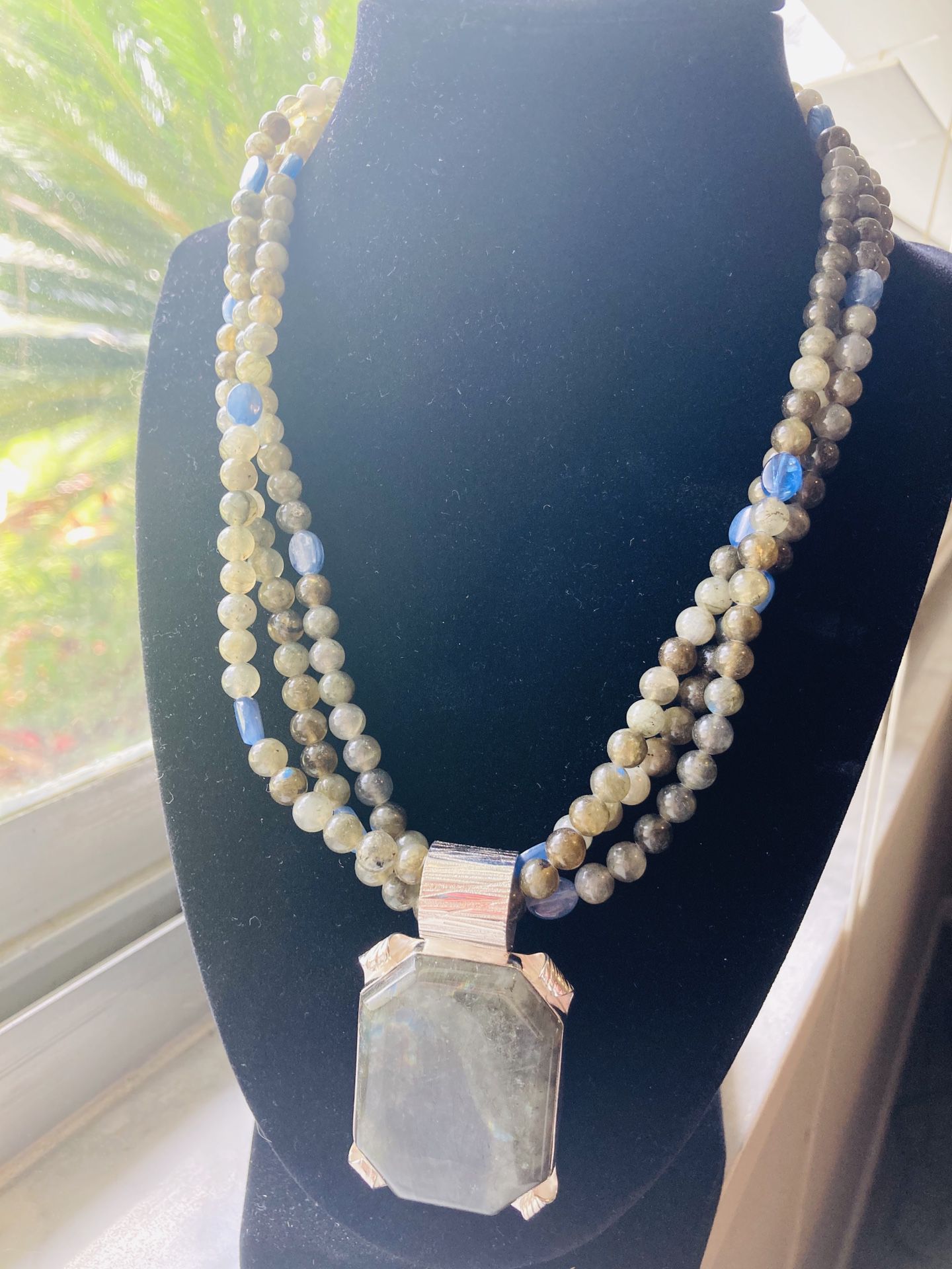 Beautiful Stone Necklace and Earrings