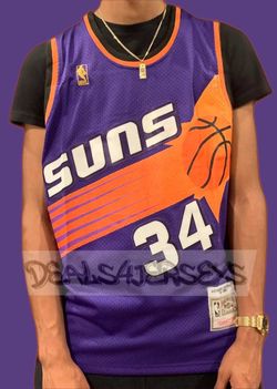 Charles Barkley Suns Purple Jersey