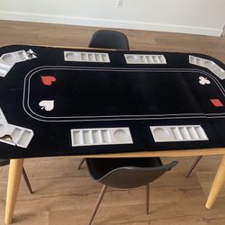 Trademark Poker 48-Inch Folding Poker Table Top With Cup Holders & Chip Organizers