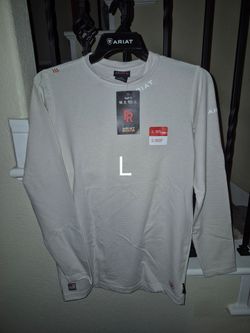 ARIAT FRC DRI FIT CREAM PULL OVER SHIRT