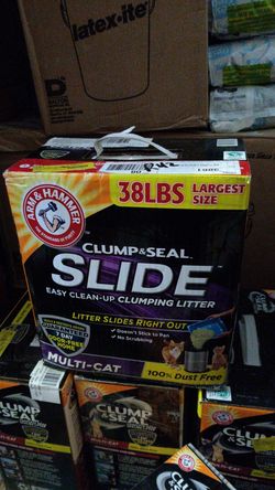 Arm & Hammer Clump and Seal SLIDE Multi-Cat Kitty Litter