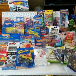 New & A few used Lot, Large Selection Of Toys boys girls adults collectors & ?