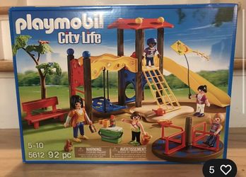 Playmobil City Life Playground set #5612 Open box All parts are there nothing missing Brand new $120|