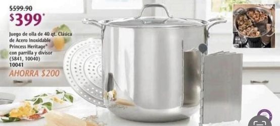 Tamalera Con Divididor 40 Cuartos Princess House