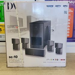 DANONACOUSTICS SC-10 PLATINUM SERIES 5.1HD HOME THEATER SYSTEM