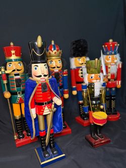 Vintage Wooden Nutcracker Figurines
