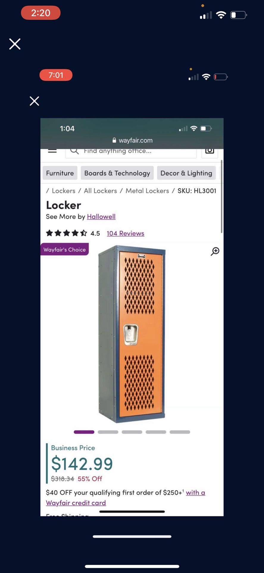 Storage Locker Closet Brand New In Box 