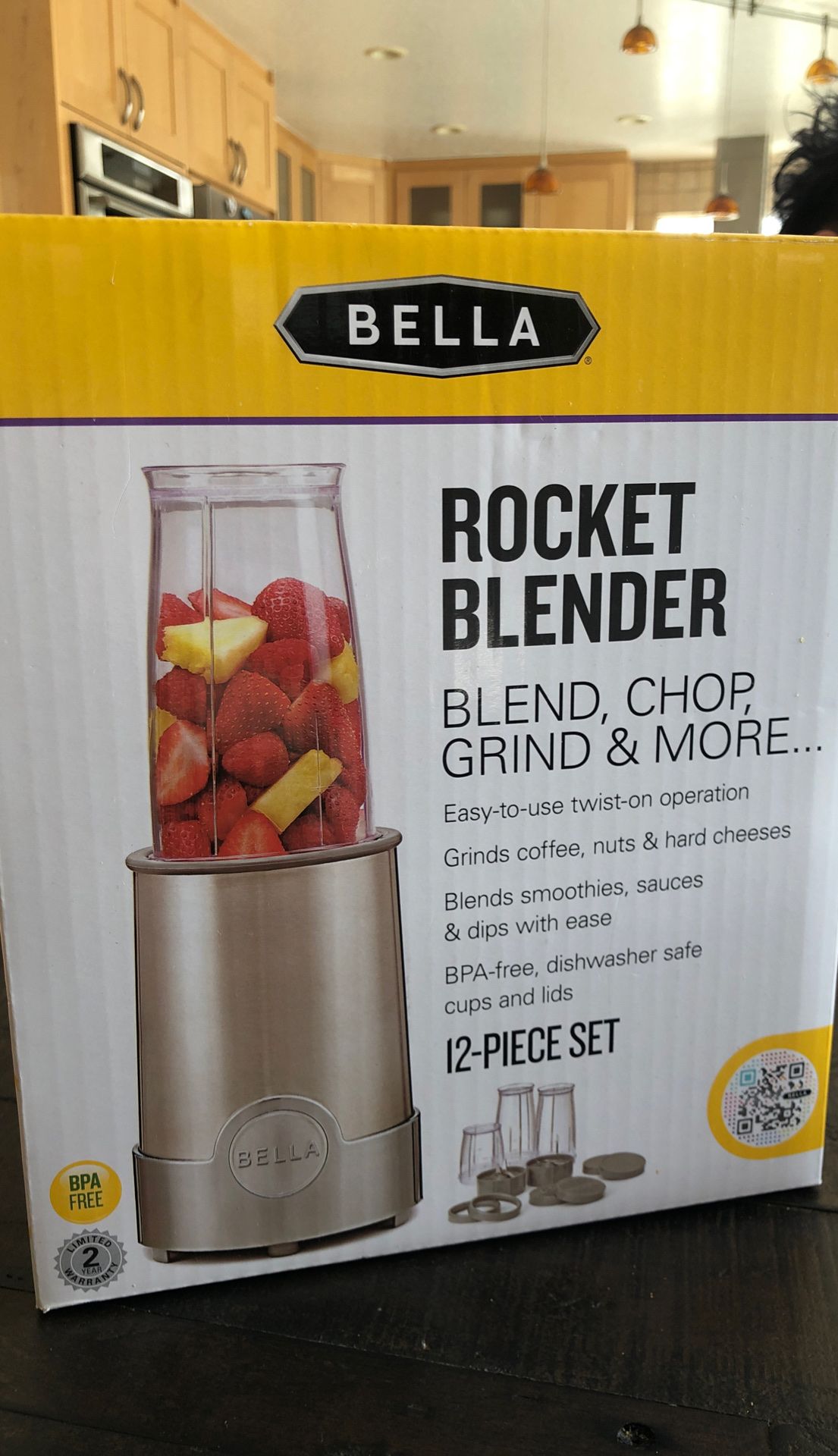 NEW Bella rocket blender 12 piece set