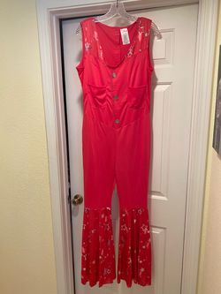 New! Barbie The Movie Halloween Costume Adult XL Western Barbie Includes Jumpsuit Hat Bandana