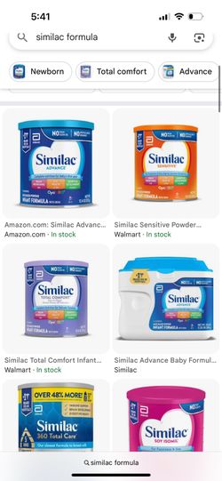 Similac Formulas